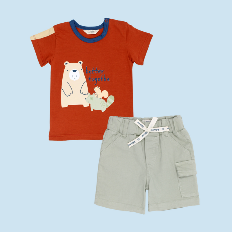 CONJUNTO BERMUDA NIÑO 50184 FOR BABY