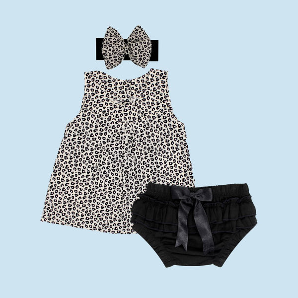 VESTIDO + BALACA + PANTY 23195 BABY DANTS
