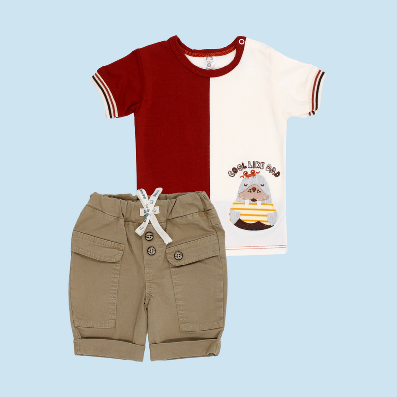 CONJUNTO BERMUDA NIÑO 50103 FOR BABY