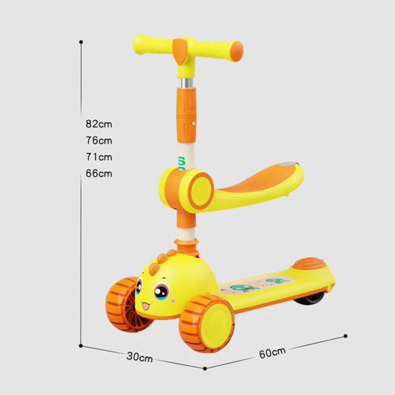 SCOOTER INFANTIL 3 EN 1 XB-238 MUNBE VERDE