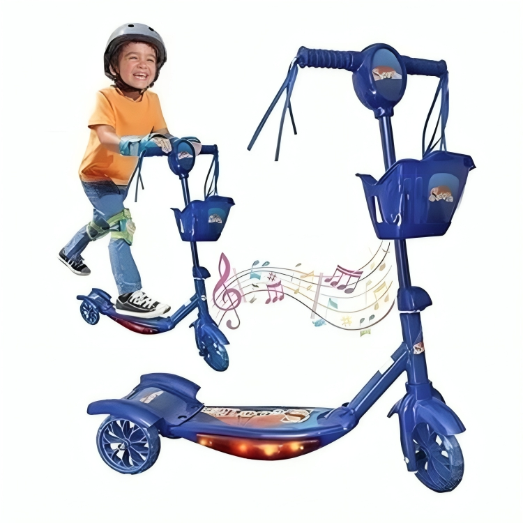 SCOOTER INFANTIL CON LUCES Y SONIDOS 703 MUNBE AZUL