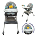 SILLA COMEDOR LULU EB633-1 GRIS EBABY -