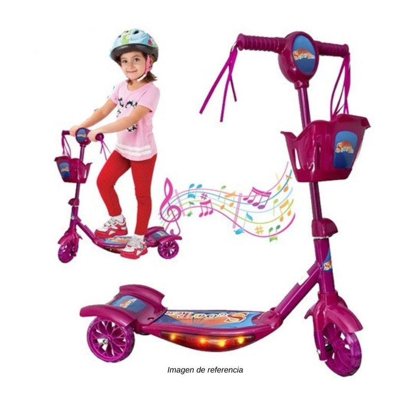 SCOOTER INFANTIL CON LUCES Y SONIDOS 703 MUNBE