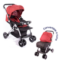 COCHE / CUNA KUPER EB1143 ROJO EBABY