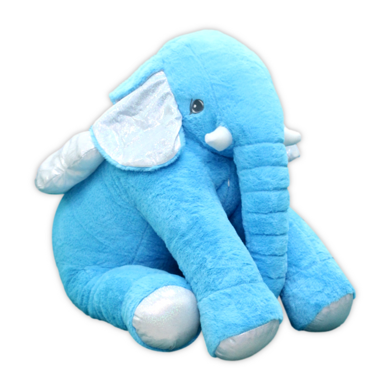 ALMOHADA ELEFANTE + COBIJA ¡SUAVE, TIERNO Y PERFECTO PARA TU BEBÉ! LA GLORIA