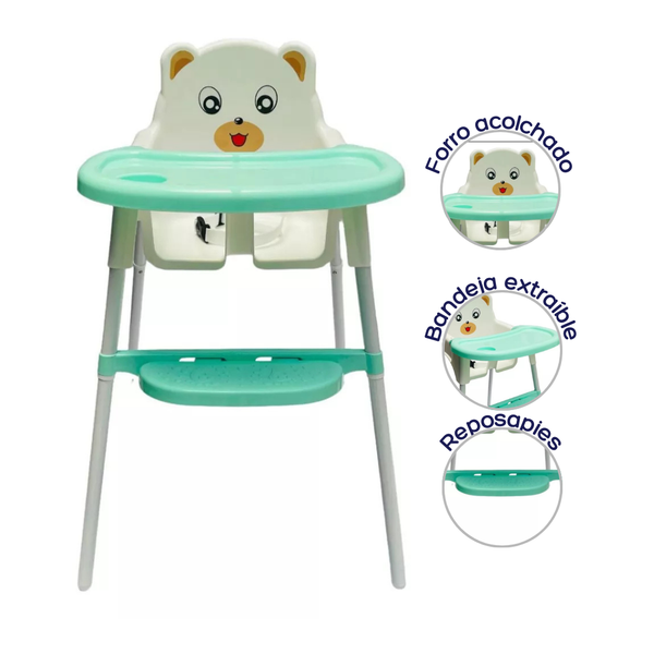 SILLA COMEDOR INFANTIL 9520 PRAKTIPLAS