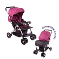 COCHE / CUNA KUPER EB1143 ROSADO EBABY