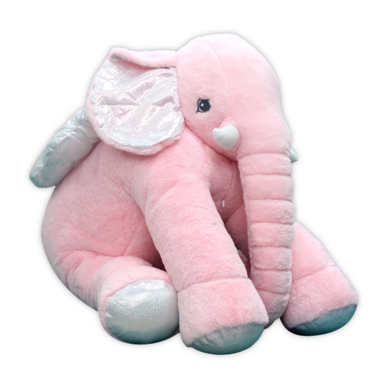 ALMOHADA ELEFANTE + COBIJA ¡SUAVE, TIERNO Y PERFECTO PARA TU BEBÉ! LA GLORIA