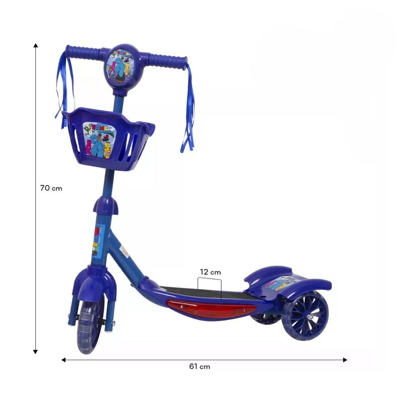 SCOOTER INFANTIL CON LUCES Y SONIDOS 703 MUNBE AZUL