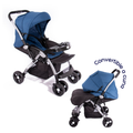 COCHE / CUNA KUPER EB1143 AZUL EBABY