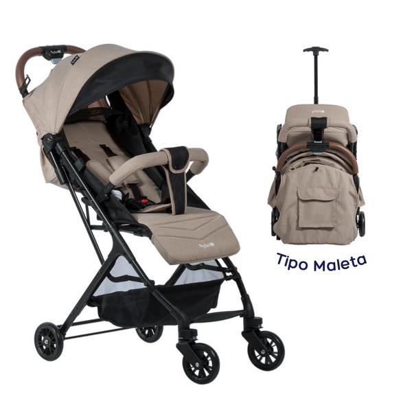 COCHE MALETA KALAN EB191 BEIGE EBABY