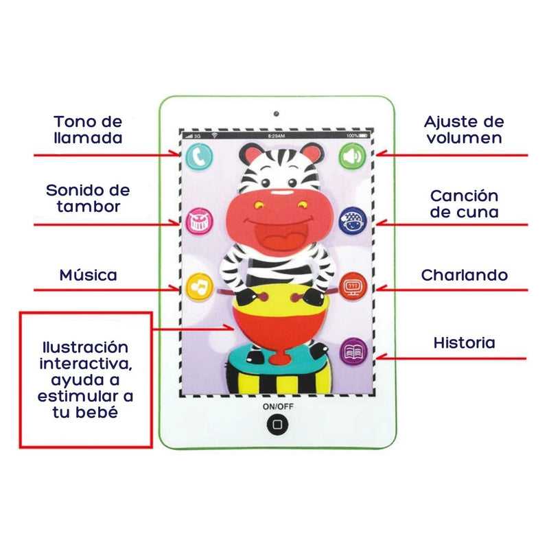 JUGUETE TABLET 3D HY819-E MUNBE