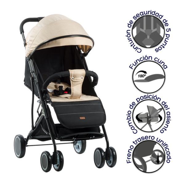 COCHE MALETA FAISE EB145 BEIGE EBABY