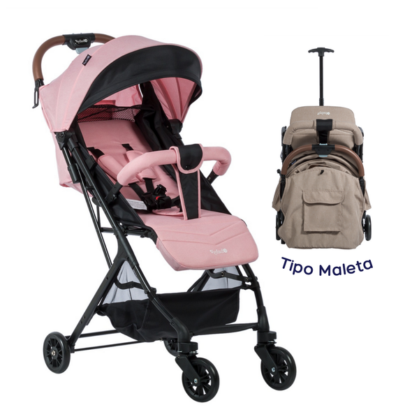 COCHE MALETA KALAN EB191 ROSADO EBABY