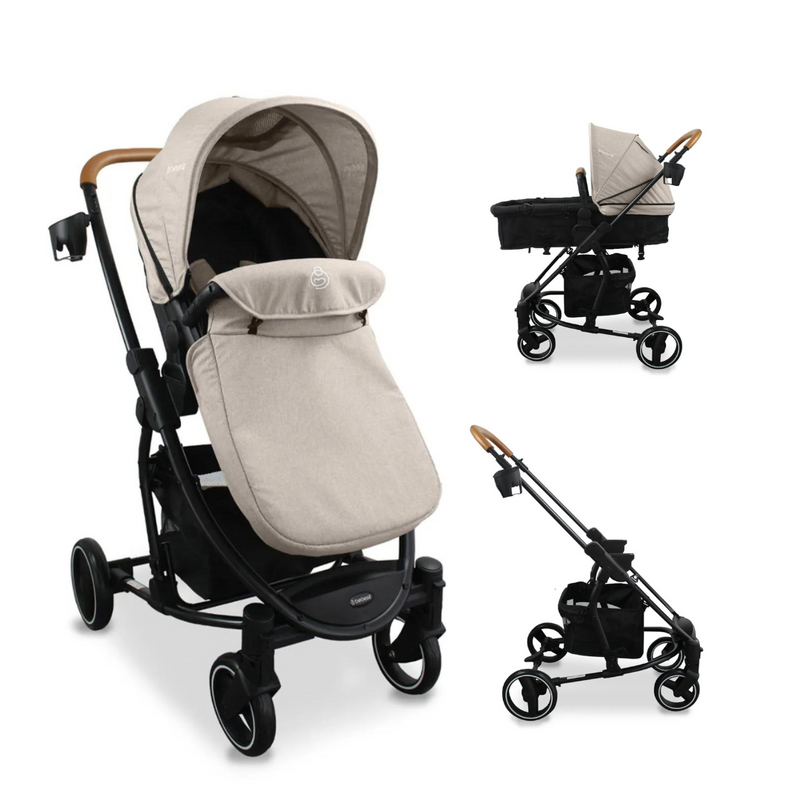 COCHE PRIMA MOISES SL452 BEIGE - BEBESIT