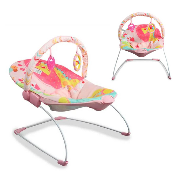 ﻿SILLA MECEDORA BOUNCER 8512 ROSADO BEBESIT -