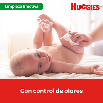 TOALLITAS HÚMEDAS HUGGIES LIMPIEZA EFECTIVA X96 UND