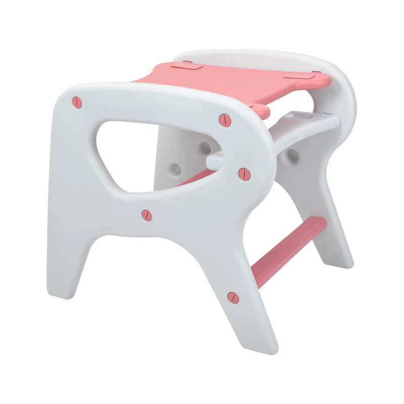 SILLA COMEDOR PARA BEBÉ 3 EN 1 CON DISEÑO DE ANIMALITOS PCM-10 PRIORI ROSADO