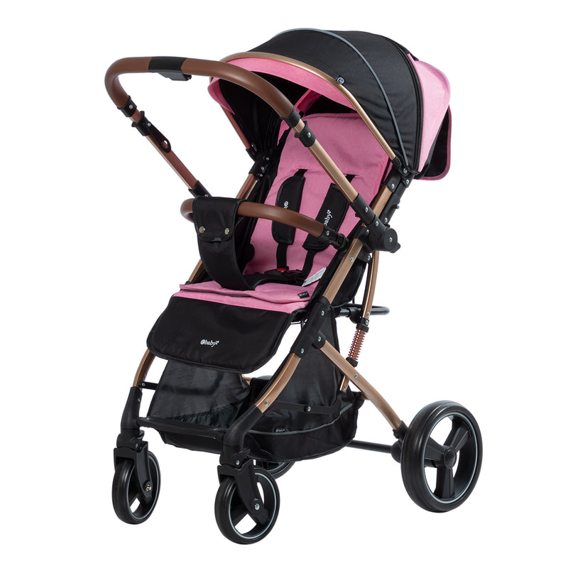 COCHE MALETA RUDI ROSADO EB119 EBABY