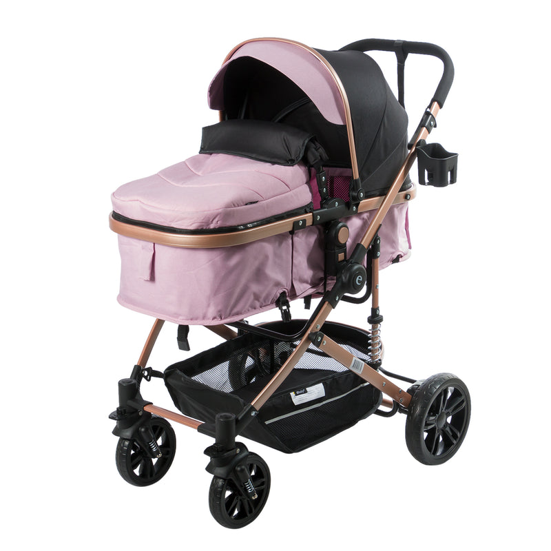 COCHE MOISES BIGI EB141 ROSADO EBABY