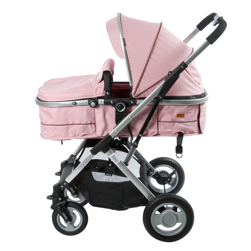 COCHE CUNA MOISES RONDA 135 ROSADO EBABY