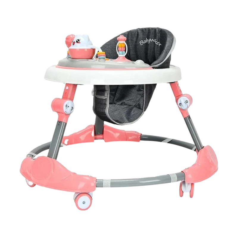 CAMINADOR PARA BEBÉ CON JUEGOS INTERACTIVOS Y ALTURA AJUSTABLE ROSADO Y-W402 MUNBE