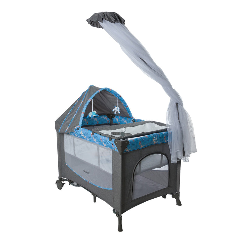 CUNA CORRAL COLECHO DACORA EB750-1 AZUL EBABY