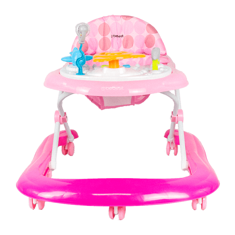 CAMINADOR 2 EN 1  BABY WALKER BOY BC5820G ROSADO BEBESIT