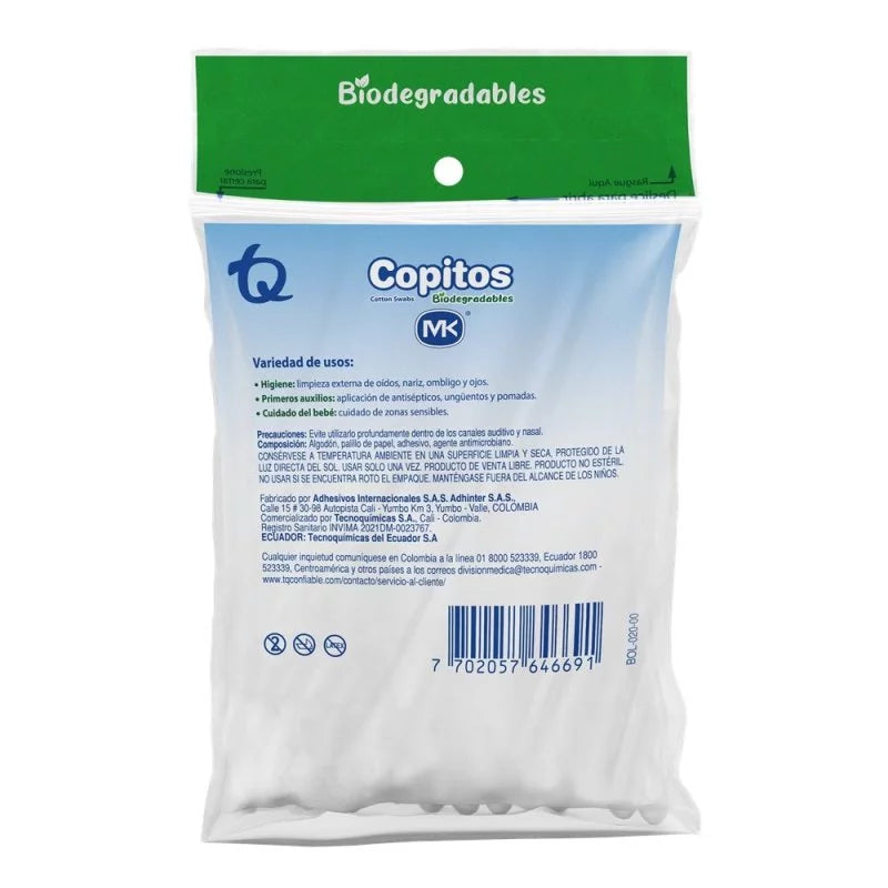 COPITOS BIODEGRADABLES X60 MK