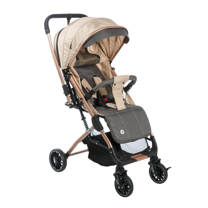 COCHE MALETA TURIN EB137 BEIGE EBABY