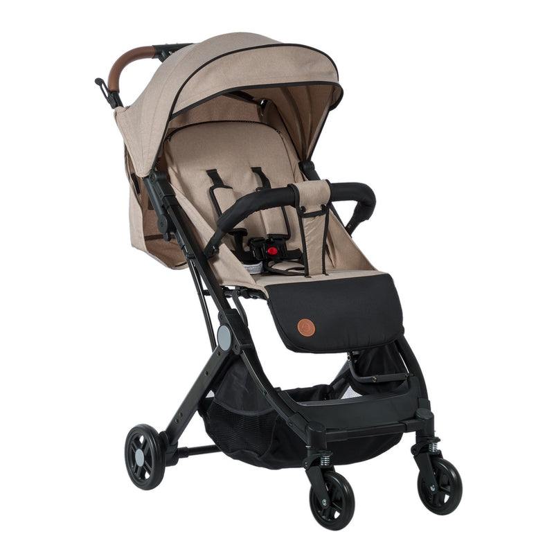 COCHE PASEADOR MALETA COMPACT EB195 BEIGE EBABY