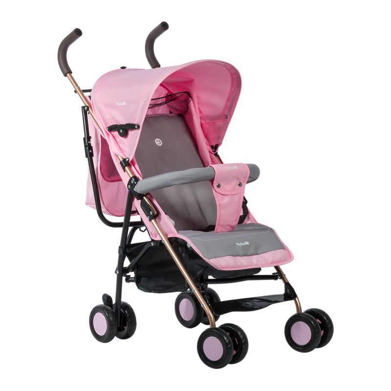 COCHE PASEADOR BASTON ZAZU EB217 ROSADO EBABY