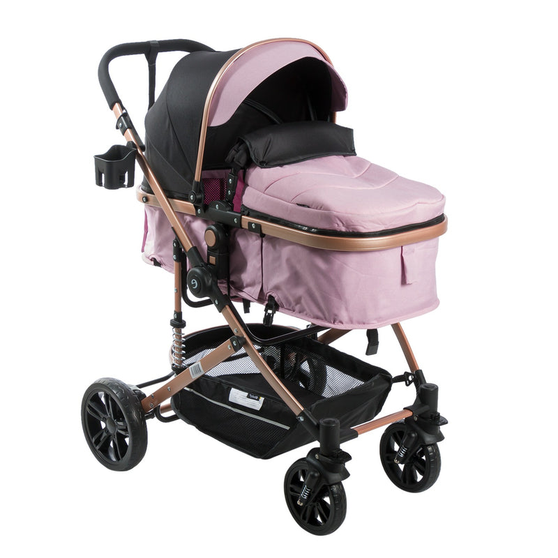 COCHE MOISES BIGI EB141 ROSADO EBABY