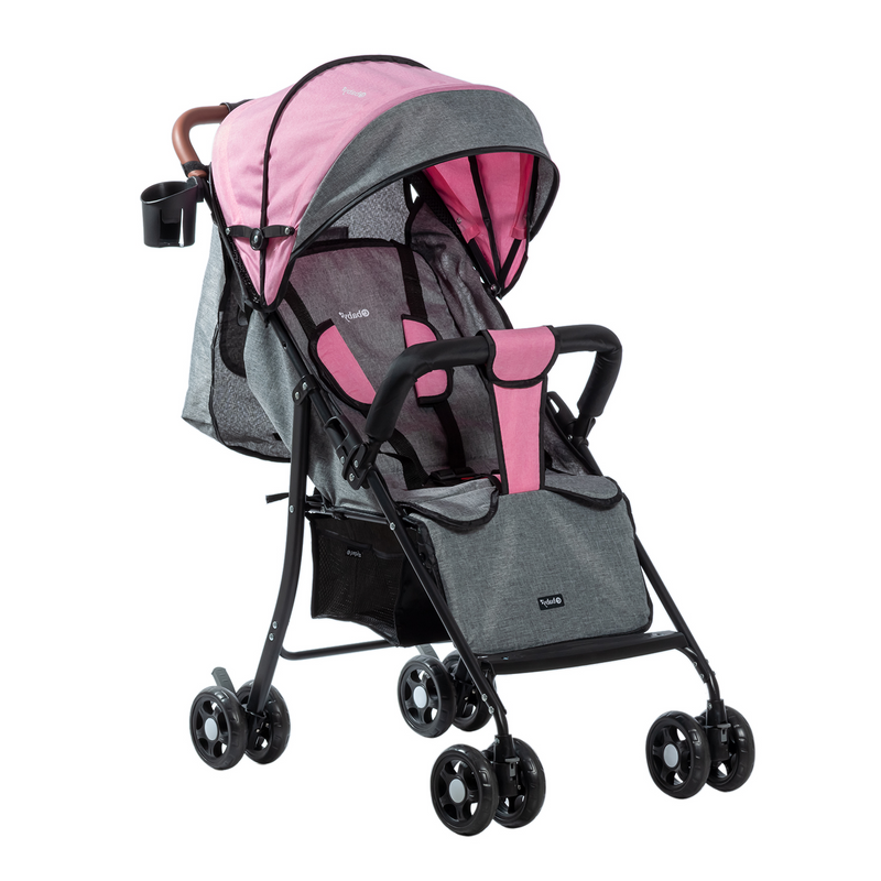 COCHE PASEADOR NAT EB1002 ROSADO EBABY