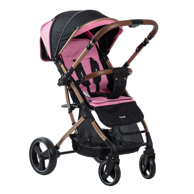 COCHE MALETA RUDI ROSADO EB119 EBABY