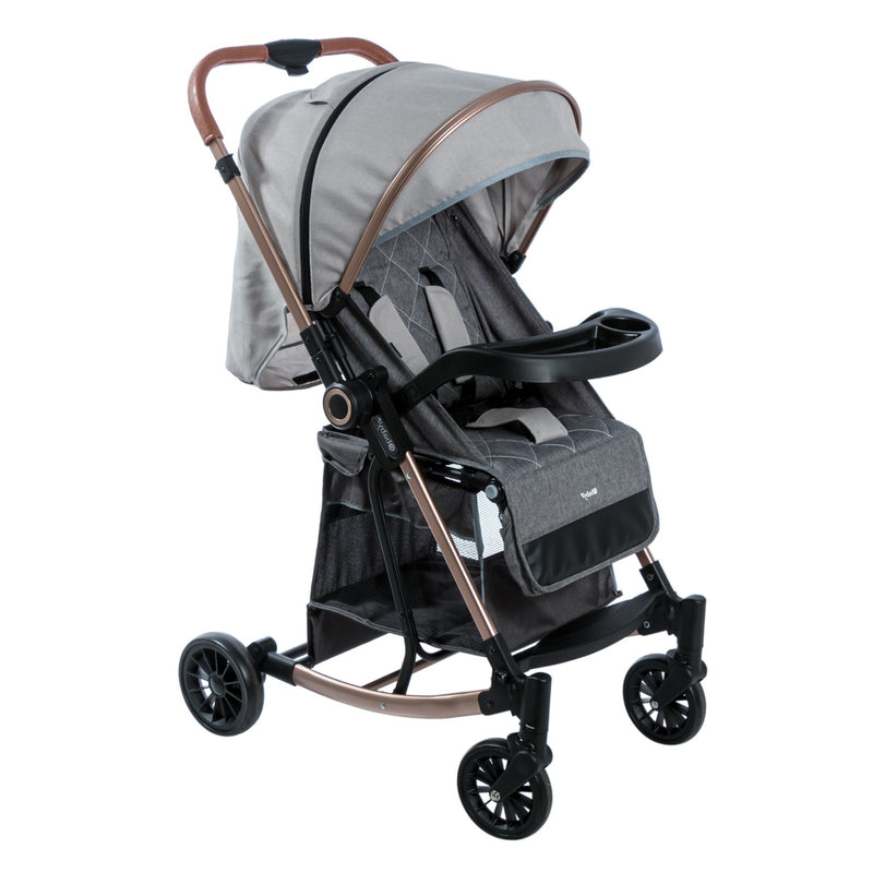 COCHE MECEDORA BOUNCY EB116 GRIS CLARO EBABY