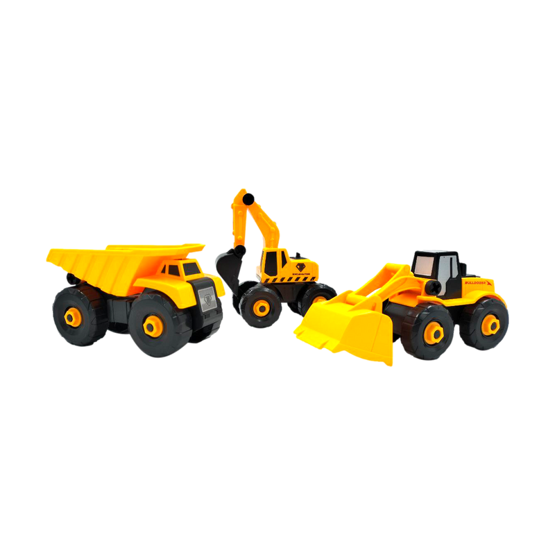 SET CARROS DE CONSTRUCCION X3 MY5031 MUNBE