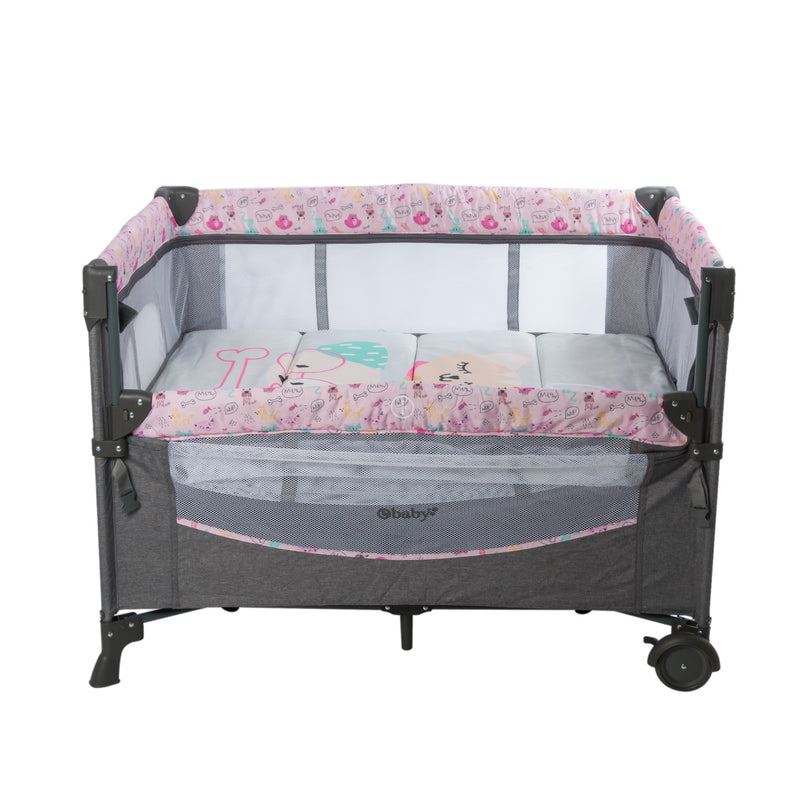 CUNA CORRAL COLECHO DACORA EB750-1 ROSADO EBABY