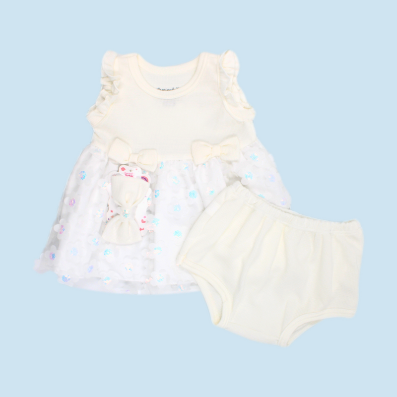 VESTIDO FLORES 2065 CRECIENDO BABY