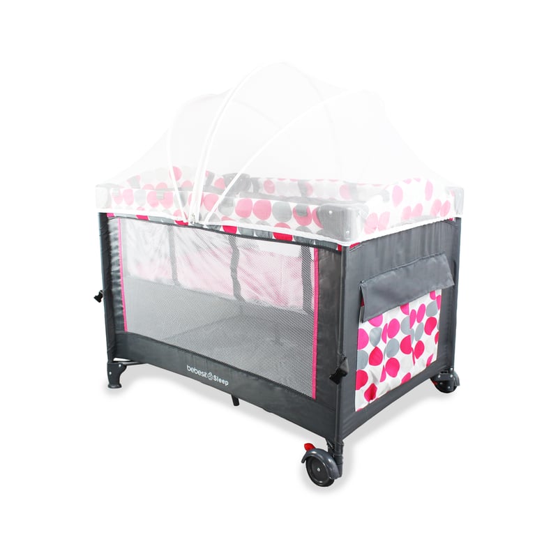 BABY COLECHO SLEEP ZK005 BEBESIT - PINK DOTS