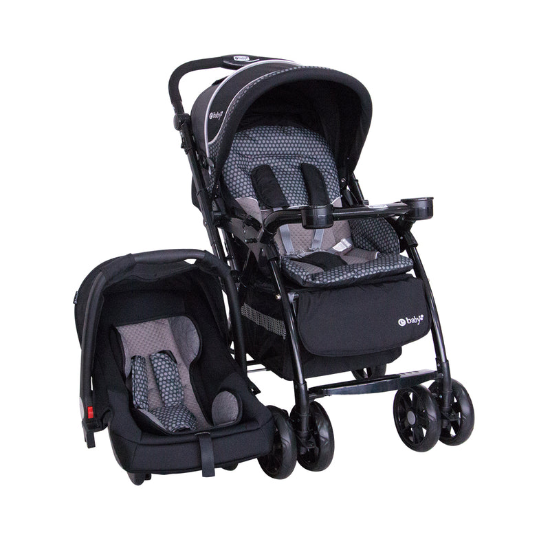 Coche Travel System Braviar Eb1092 Ebaby Gris