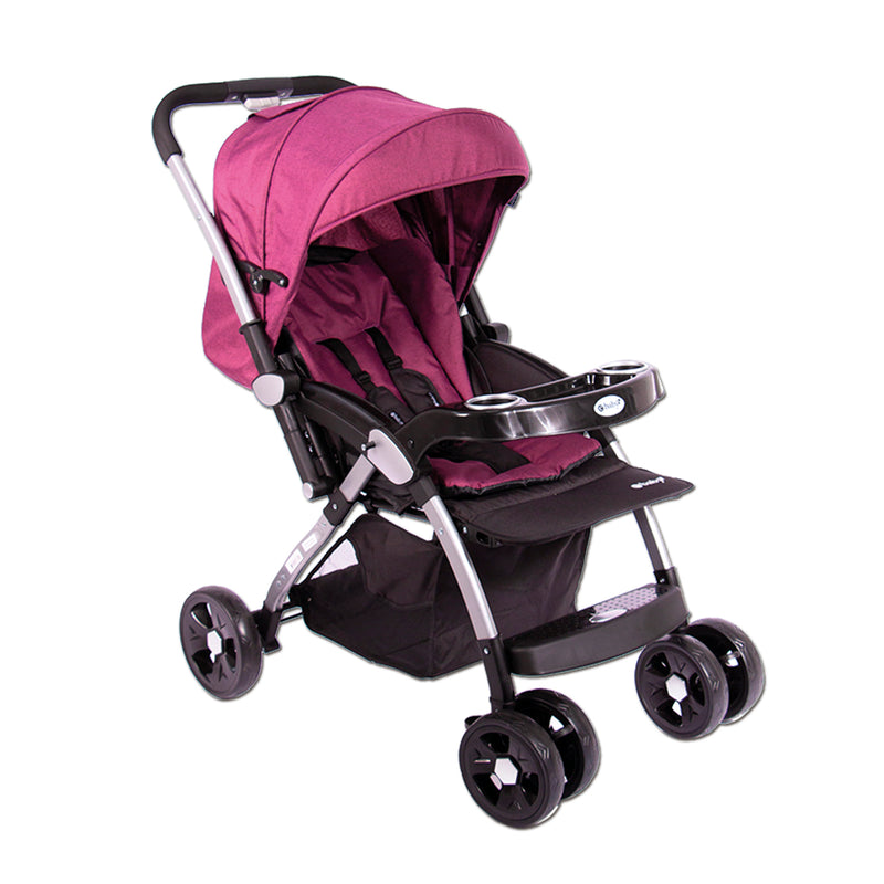 COCHE / CUNA KUPER EB1143 ROSADO EBABY