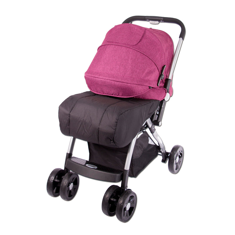 COCHE / CUNA KUPER EB1143 ROSADO EBABY