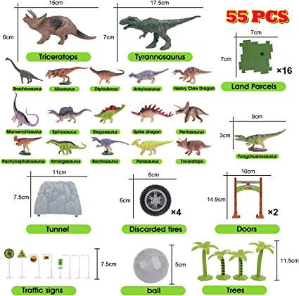 Set Pista Dinosaurio Cf2017 Oguss