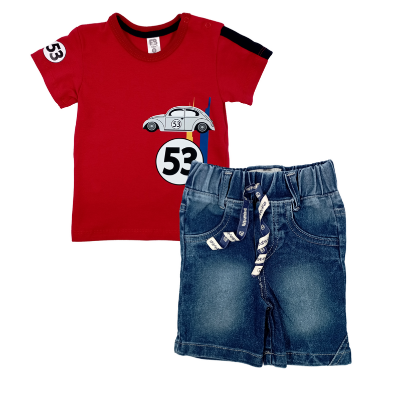 Conjunto Bermuda Bebe 40219 For Baby