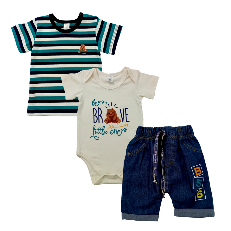 CONJUNTO NIÑO 3 PZS 10330 FOR BABY