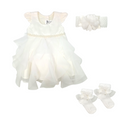 VESTIDO BAUTIZO B3622 LUNITAS BABY