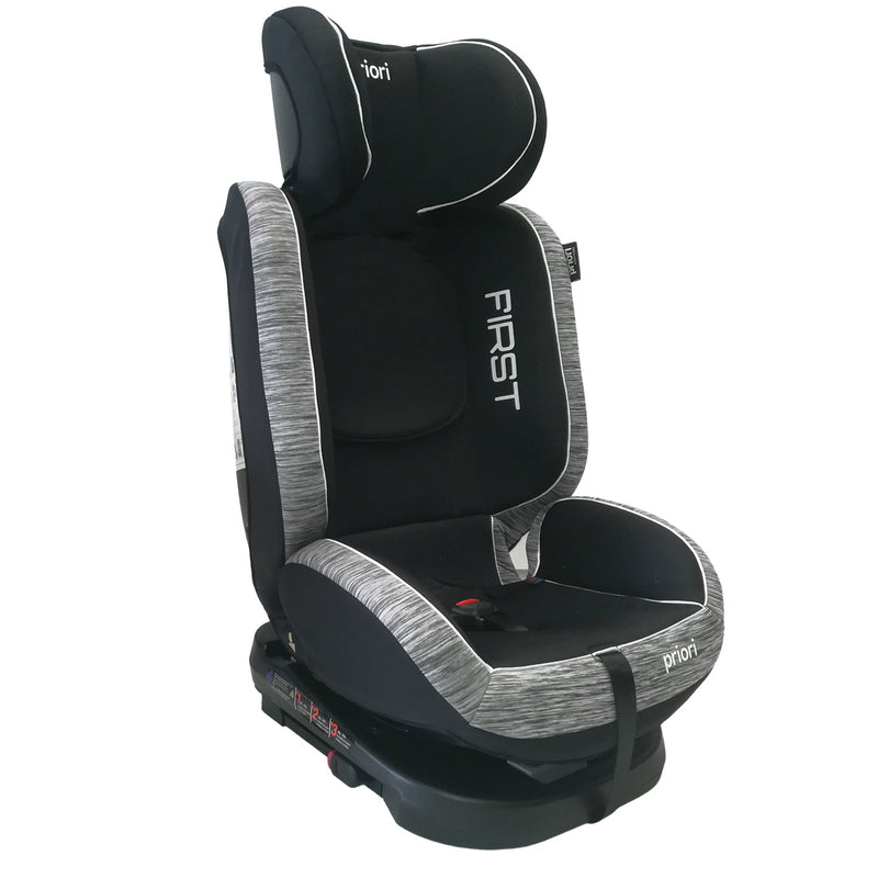 SILLA PARA CARRO FIRST 360 PRIORI BLACK