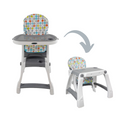 SILLA COMEDOR +ESCRITRORIO KINDER CITY PRIN1055 BEBESIT GRIS