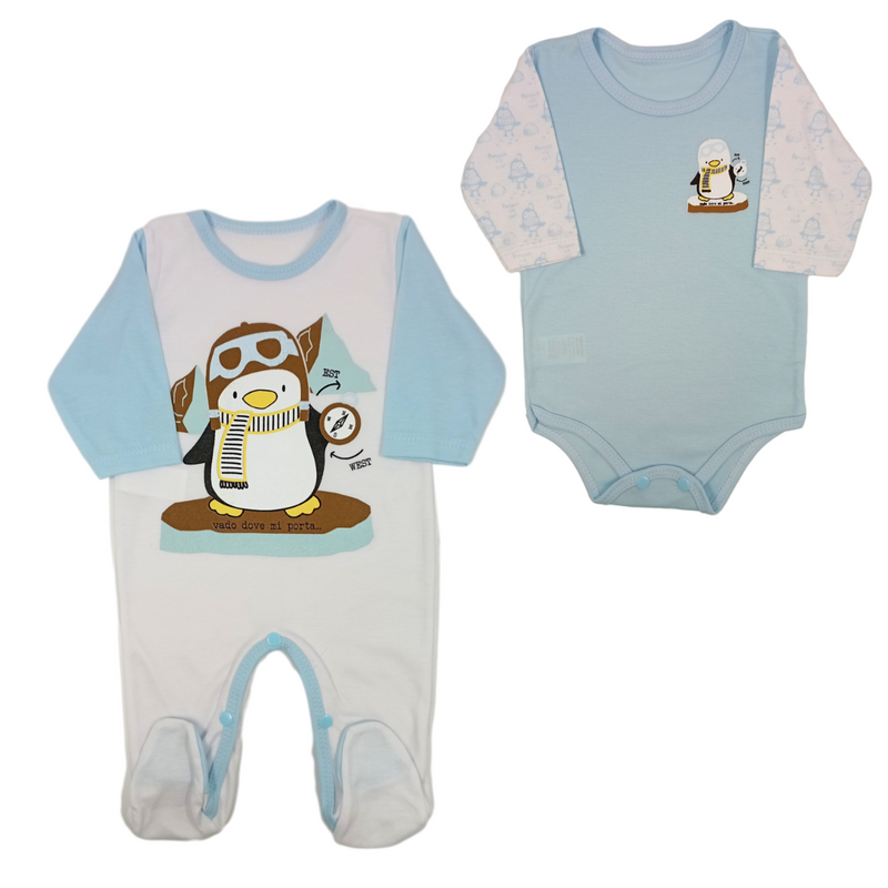 Conjunto Pijama Pingüino 288 Janels